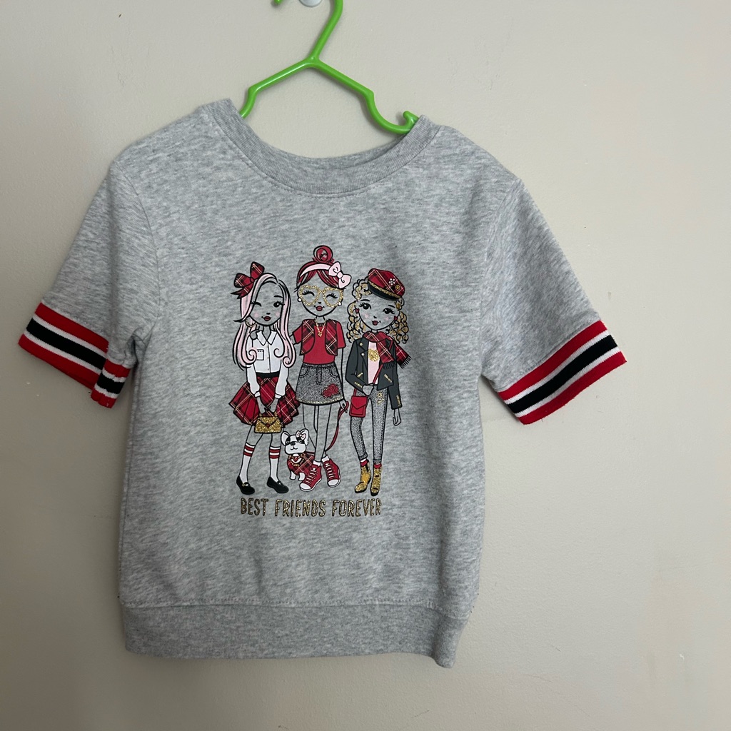 Garanimals Gray Sweatshirt With Best Friends Graphic